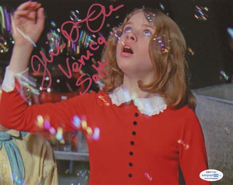 Julie Dawn Cole Signed "Willy Wonka & the Chocolate Factory" 8x10 Photo Inscribed "Veruca Salt ...