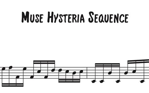 Muse - Hysteria Sequence - WillBakerMusic