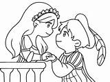 Romeo And Juliet Coloring Page sketch template