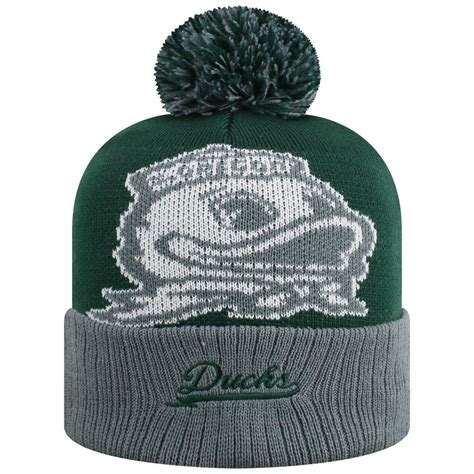 NCAA Oregon Ducks Pom Knit Hat | Knitted hats, Knitting, Pom pom