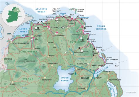 Location - Glens of Antrim