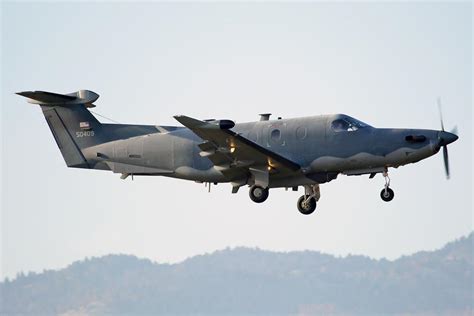 Four Air Force's Secretive U-28A Draco ISR Aircraft Make Stopover at Aviano AB On Their Way Back ...