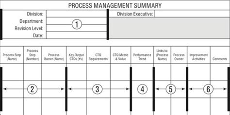 How to Create a Six Sigma Control Phase Plan - dummies