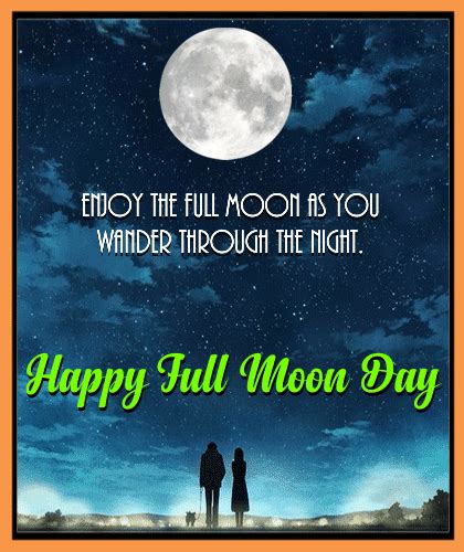 Enjoy The Full Moon. Free Full Moon Day eCards, Greeting Cards | 123 Greetings