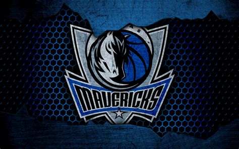 Download wallpapers Dallas Mavericks, 4k, logo, NBA, basketball ...