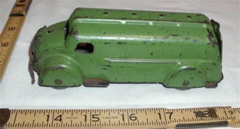 WYANDOTTE GAS TANKER TRUCK 1930s IN PRESSED STEEL ORIGINAL IN GREEN $49.99 - PicClick