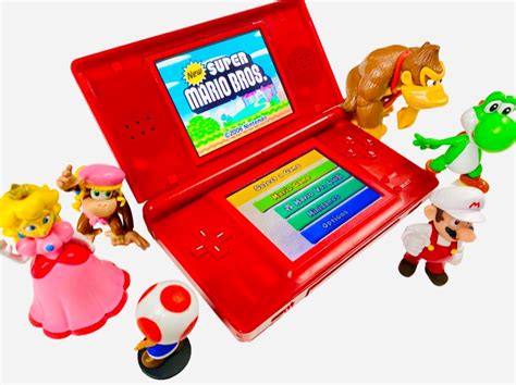 Mario DS Lite - Limited Edition Red Mario Console*