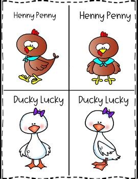 Henny Penny Retelling Cards - (Also known as Chicken Little) by Coffee At Night