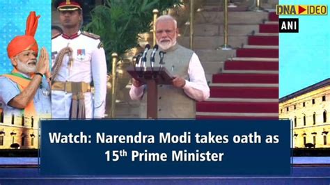 Watch: Narendra Modi takes oath as 15th Prime Minister