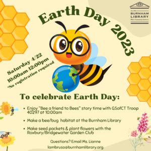 Earth Day Celebration - Burnham Library