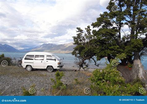 Camper van travel, camping stock photo. Image of vacation - 20538710