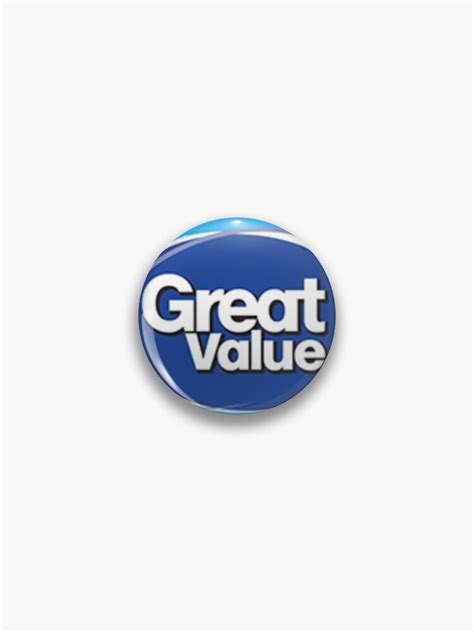 "Great Value Logo" Pinundefined by MarvinHsk | Redbubble