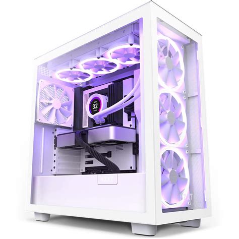 NZXT H7 Elite Mid-Tower Case (White) CM-H71EW-01 B&H Photo Video