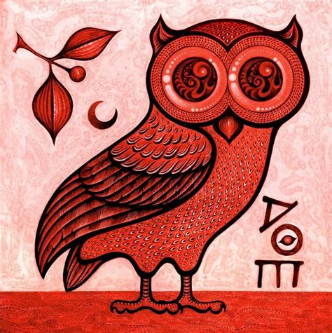 Image result for owl of athena | Athena owl, Painting, Owl