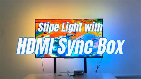 Hoomc Al11-c3 Sync Box Led Backlight 4k30hz Hdmi1.4b Tv Strip Lights ...