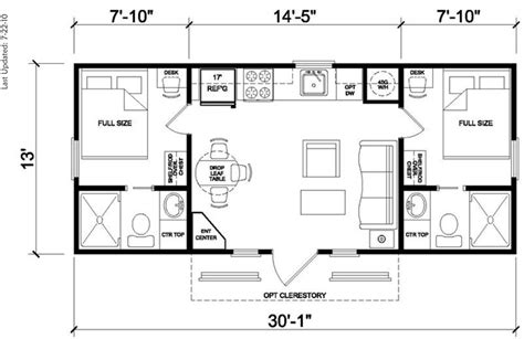 Park Model Floor Plans - Home Decor Model