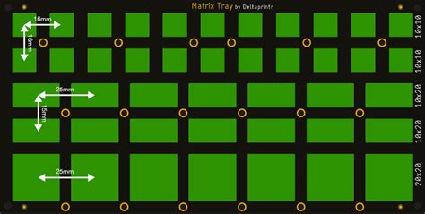 Matrix IC Tray - Deltaprintr