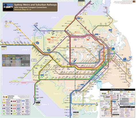 Sydney Metro Map (subway) • Mapsof.net