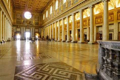 INSIDE SANTA MARIA MAGGIORE BASILICA, ROME`S HISTORIC CENTER, ITALY. Editorial Stock Image ...