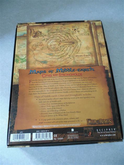 LORD OF THE RINGS ROLEPLAYING GAME, MAPS OF MIDDLE-EARTH, CITIES AND STRONGHOLDS | #3928243421