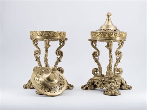 Proantic: Pair Of Athenian Incense Burners, 19th Century