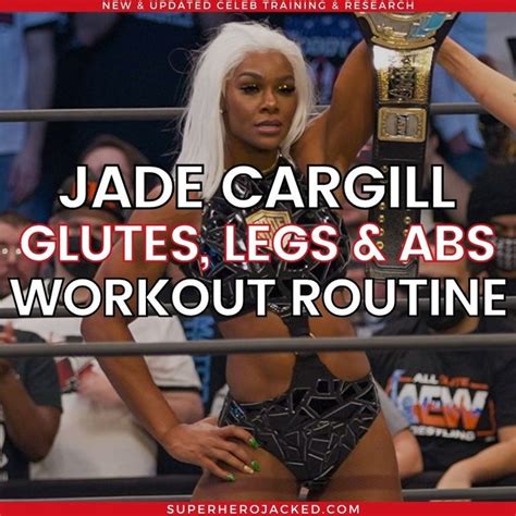 Jade Cargill Workout Routine: WWE Superstar Legs, Glutes and Abs ...