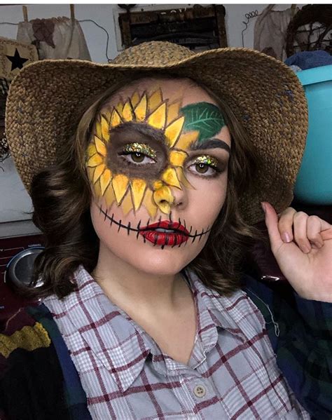 Easy Scarecrow Face Paint