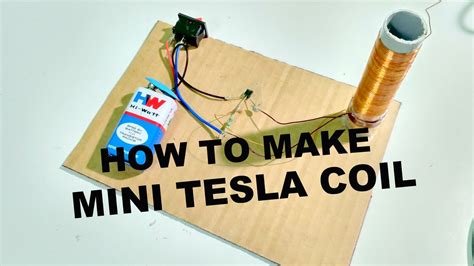 How to make a mini Tesla Coil - YouTube