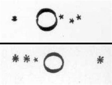 Galileo Galilei's drawings of Jupiter's moons changing positions as observed through his ...