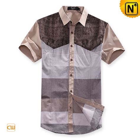 Men's Fashion Designer Matching Short Sleeve Shirts CW100309