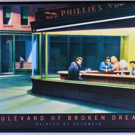 Neon "Boulevard of Broken Dreams" Print | EBTH