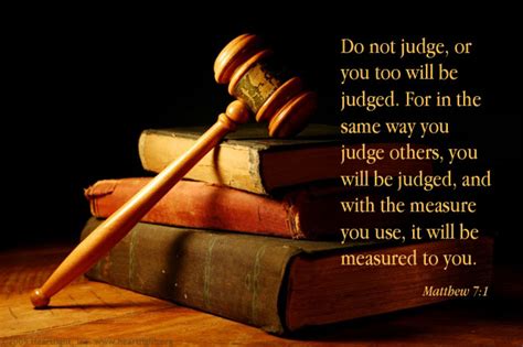 Matthew 7:1 Illustrated: "Do Not Judge" — Heartlight® Gallery