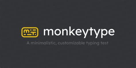 Monkeytype | A minimalistic, customizable typing test