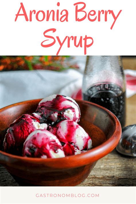 Aronia Berry Syrup - Aronia Berries | Gastronom Cocktails