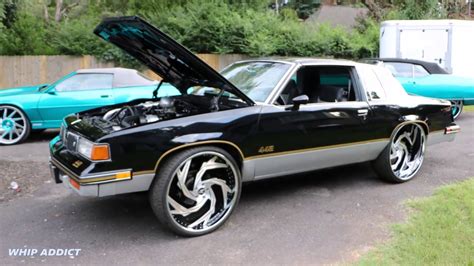 WhipAddict: The Hardest 442 GBody Cutlass, Procharged Big Block, tucked Amani Forged Costola 26s ...