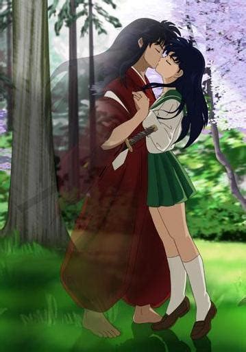 Inu and Kagome 'Kiss' - Inuyasha Photo (10868849) - Fanpop