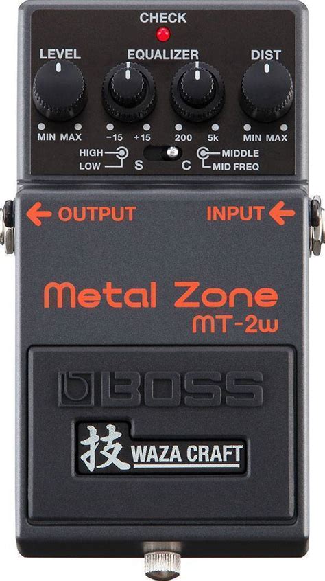 Pedal De Distorsion BOSS Metal Zone Waza MT-2W