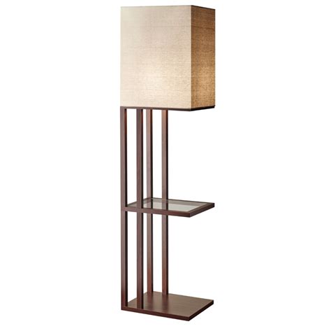 Baxter Shelf Floor Lamp | Floor lamp, Lamp, Floor lamp with shelves