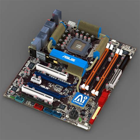 3d motherboard asus p5e3 premium model