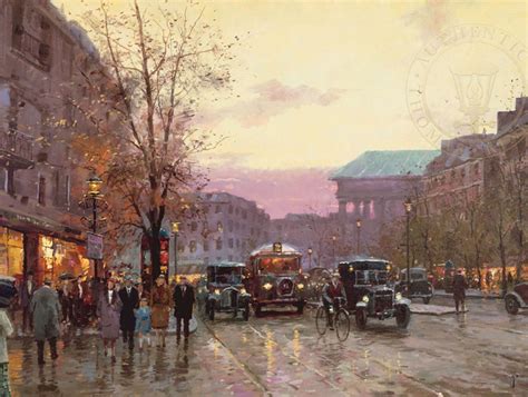 French Themed Art & Paintings | Thomas Kinkade Carmel & Monterey