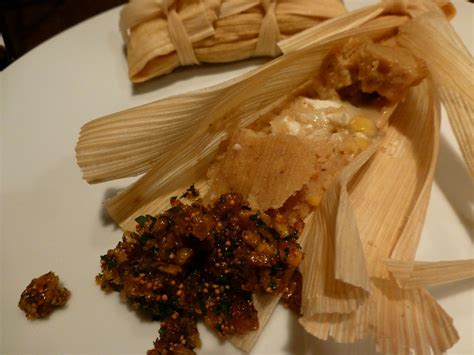 World on a Platter - Has Moved!: Goat Cheese - Porcini Tamales