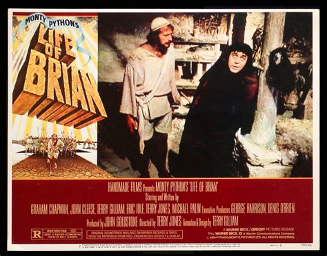 Life of Brian (1979) Original Lobby Card Movie Poster - Original Film ...