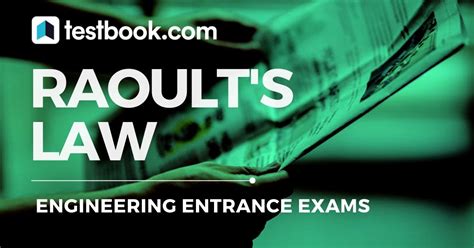 Raoult's Law - Formula, Derivations & Overview | Testbook