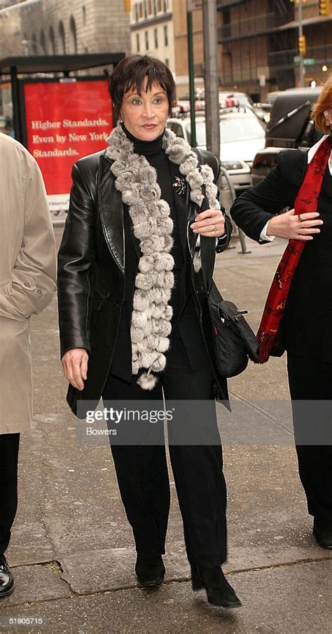 Actress Chita Rivera attends the funeral for Jerry Orbach at... News ...