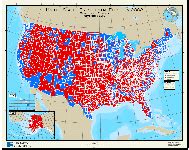 2008 Voting By Region Usa Map - Map