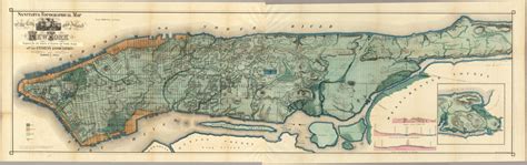 Explore – A beautiful vintage map of the New York City sewer...