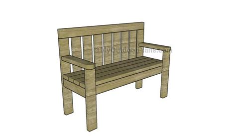 2x4 Bench Plans | MyOutdoorPlans