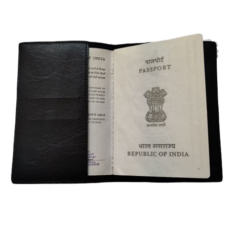 Personalized Black Passport Cover - The Crazy | Feel the Quality