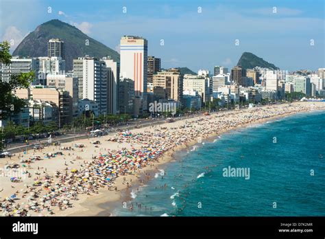 Leblon beach, Rio de Janeiro, Brazil Stock Photo, Royalty Free Image ...