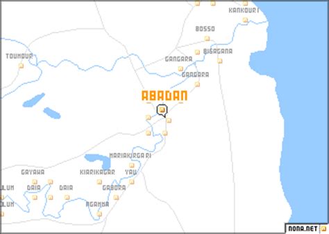 Abadan (Nigeria) map - nona.net